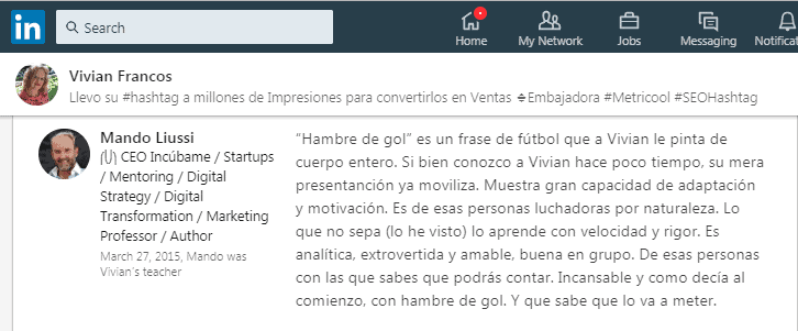 #SEoHashtag Mando Luissi