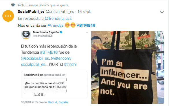 #btmb18 #SEOhashtag SocialPubli