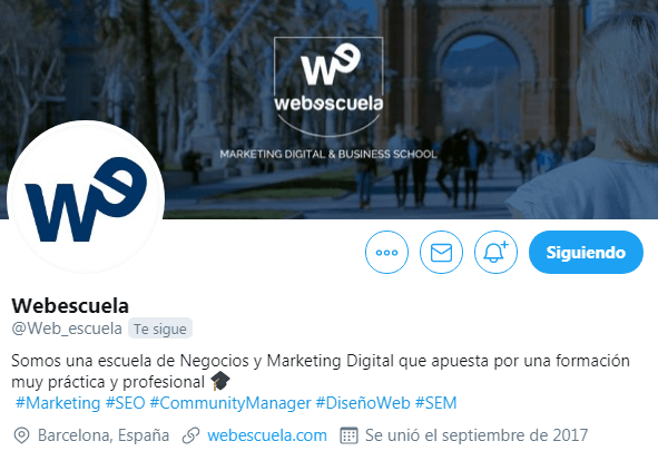 #WEBescuela #SEOHashtag