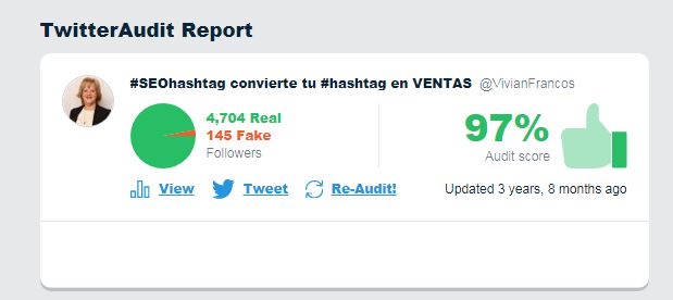 TwitterAudits #SEOhashtag