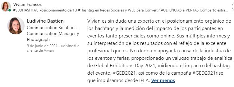 Ludivine #seohashtag