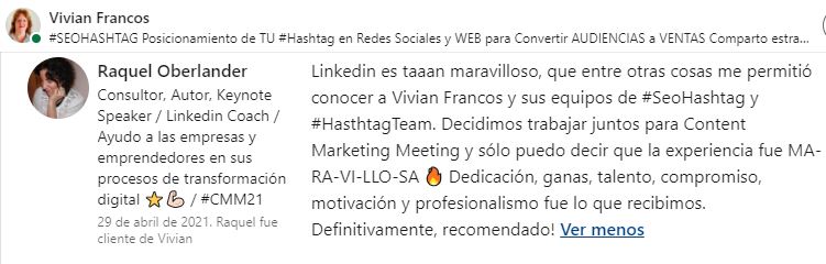 Raquel Oberlander #SEOhashtag