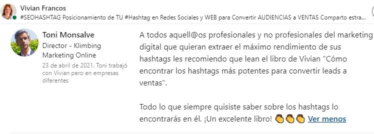 Tony Monsalve #SEOhashtag